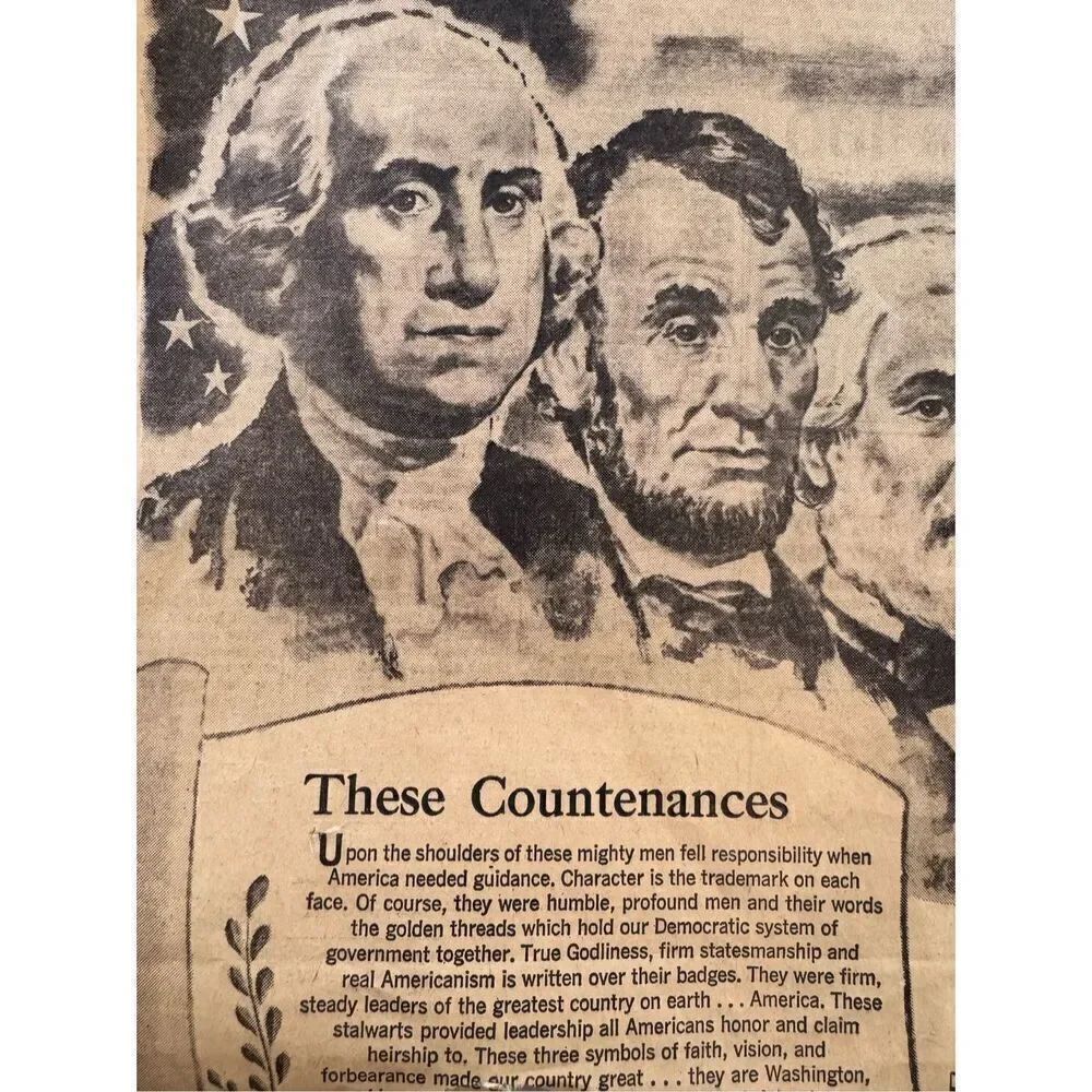 Dear Abby 1967 60s vintage newspaper advice column paper ephemera Presidents